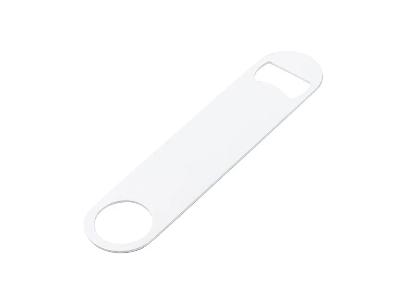 10x Sublimation White Metal Bar Blade Bottle Opener - Image 3