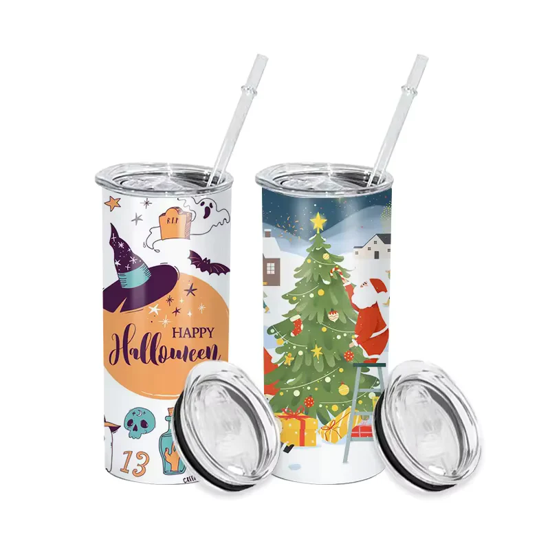 15oz sublimation tumbler - Flat Edge - Image 11