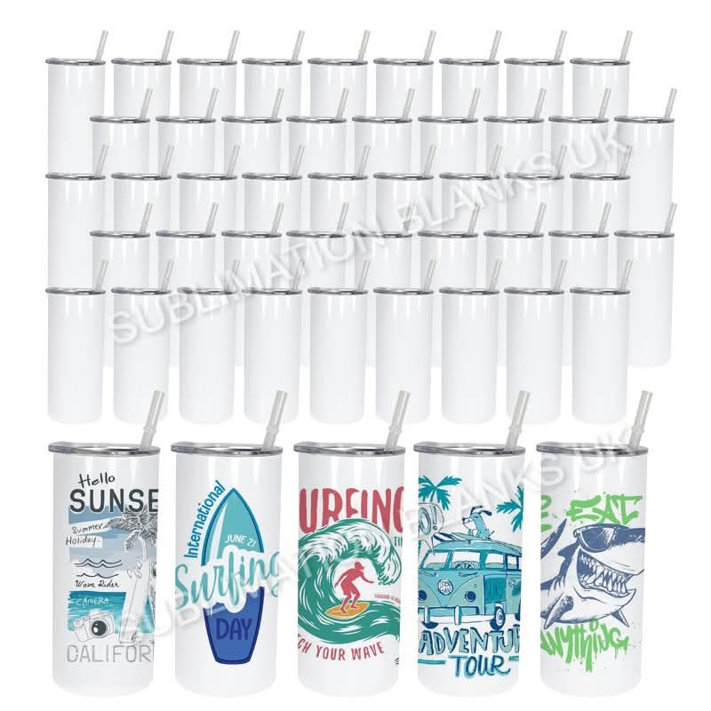 15oz sublimation tumbler - Flat Edge - Image 5