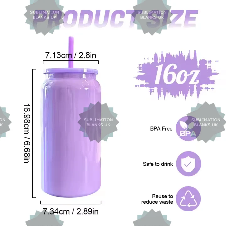 16oz Sublimation Cola Can - Image 13