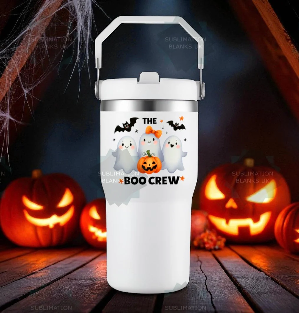20oz Sublimation Tumbler with swing handle and flip straw (Multi-pack) - Image 4