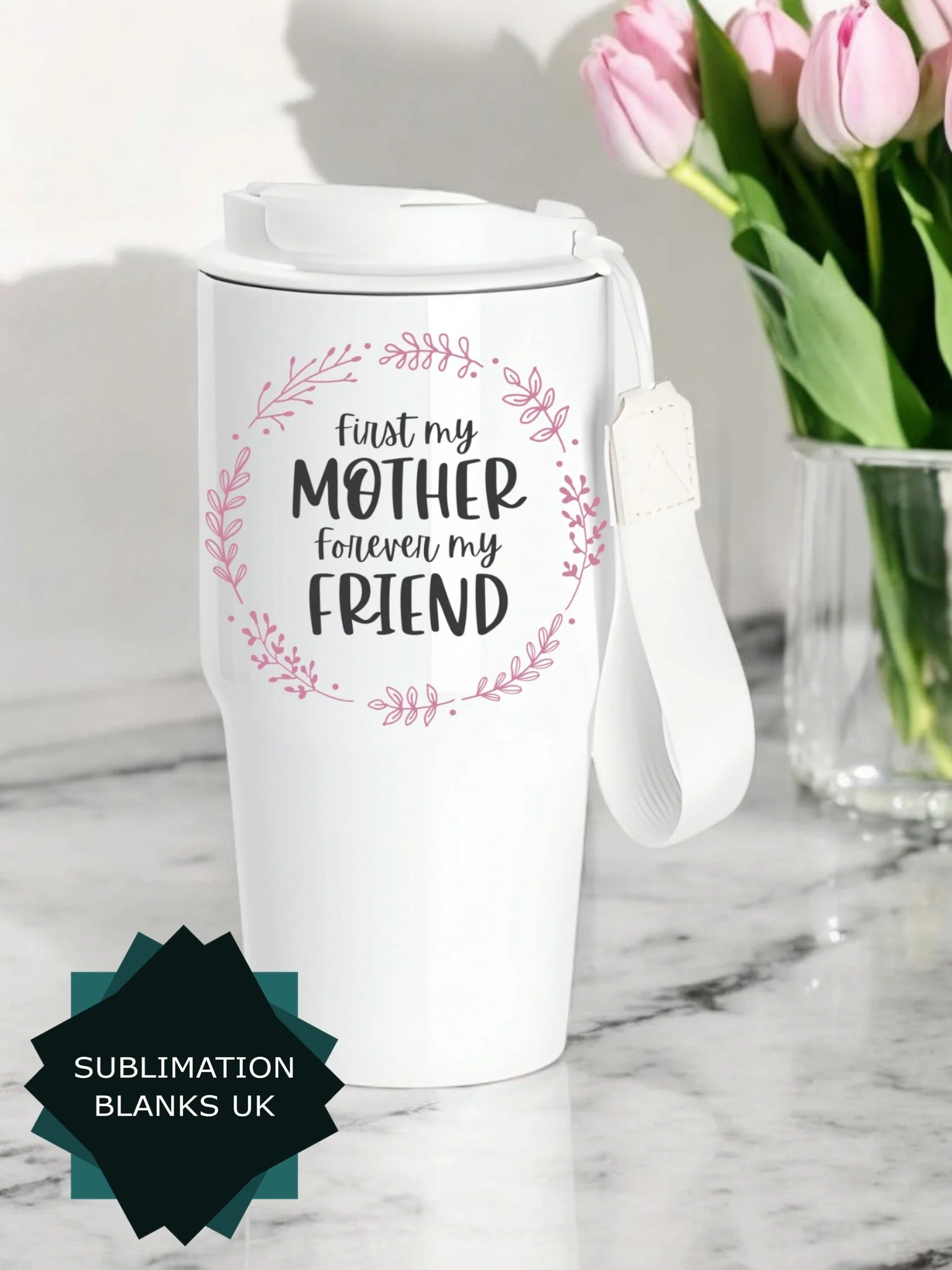 20oz sublimation travel mug - Image 4