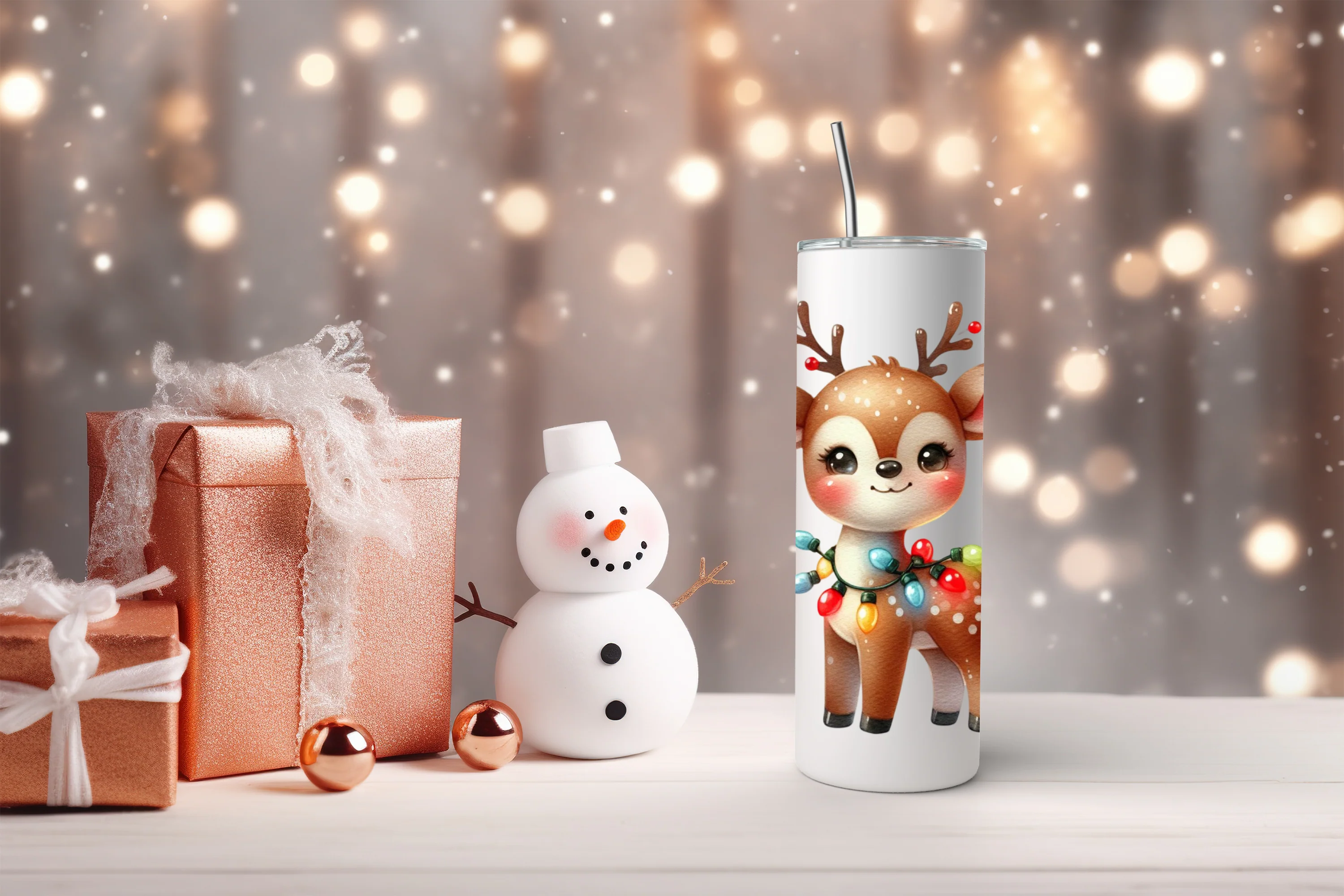 20oz sublimation tumbler - Flat Edge - Image 14
