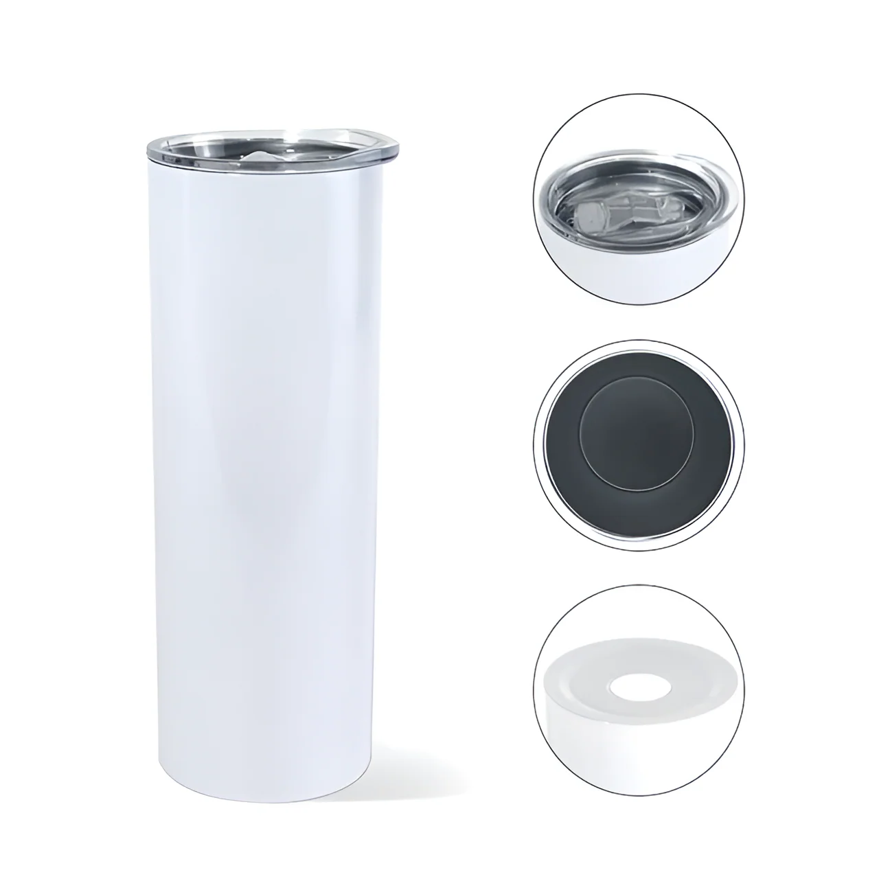 20oz sublimation tumbler - Flat Edge - Image 5