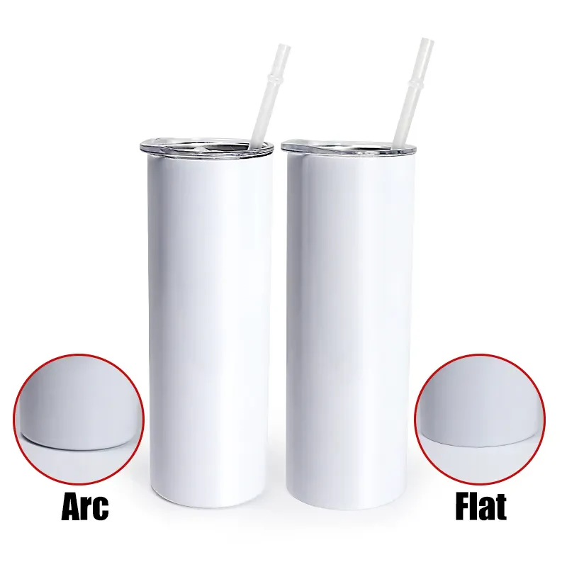 20oz sublimation tumbler - Flat Edge - Image 6