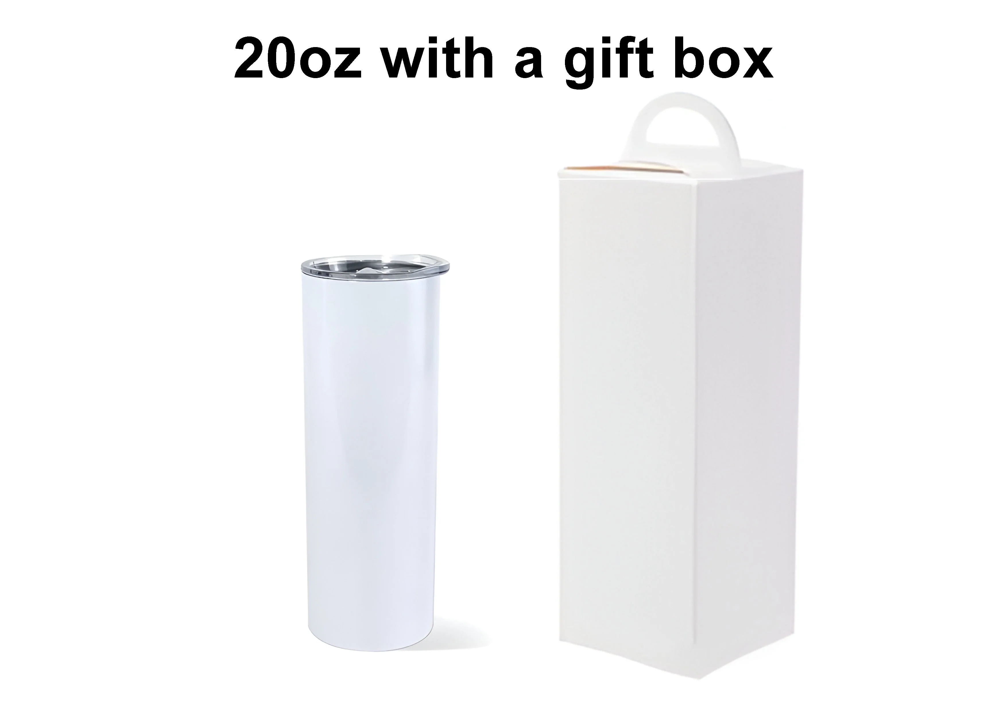 20oz Sublimation Tumbler + Sublimation Gift Box (blank) - Image 3