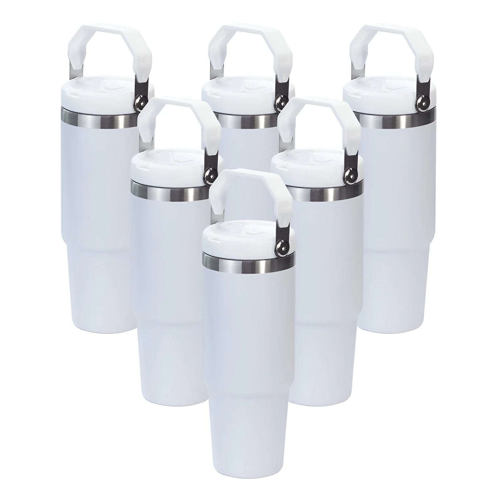30oz Sublimation Tumbler with swing handle and flip straw (Multi-pack) - Image 10