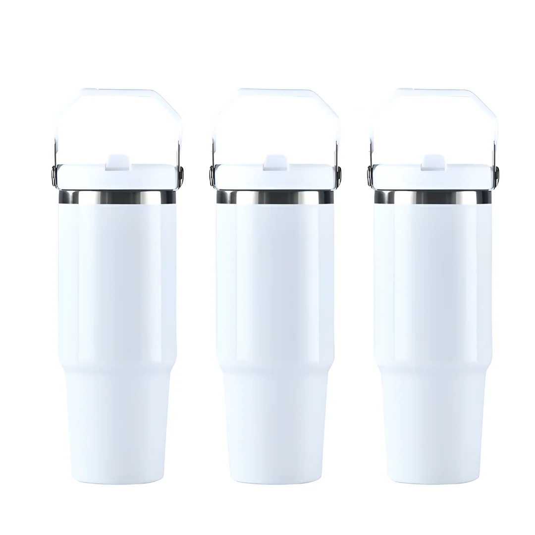 30oz Sublimation Tumbler with swing handle and flip straw (Multi-pack) - Image 11