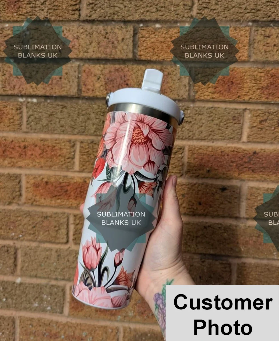 30oz Sublimation Tumbler with swing handle and flip straw (Multi-pack) - Image 5