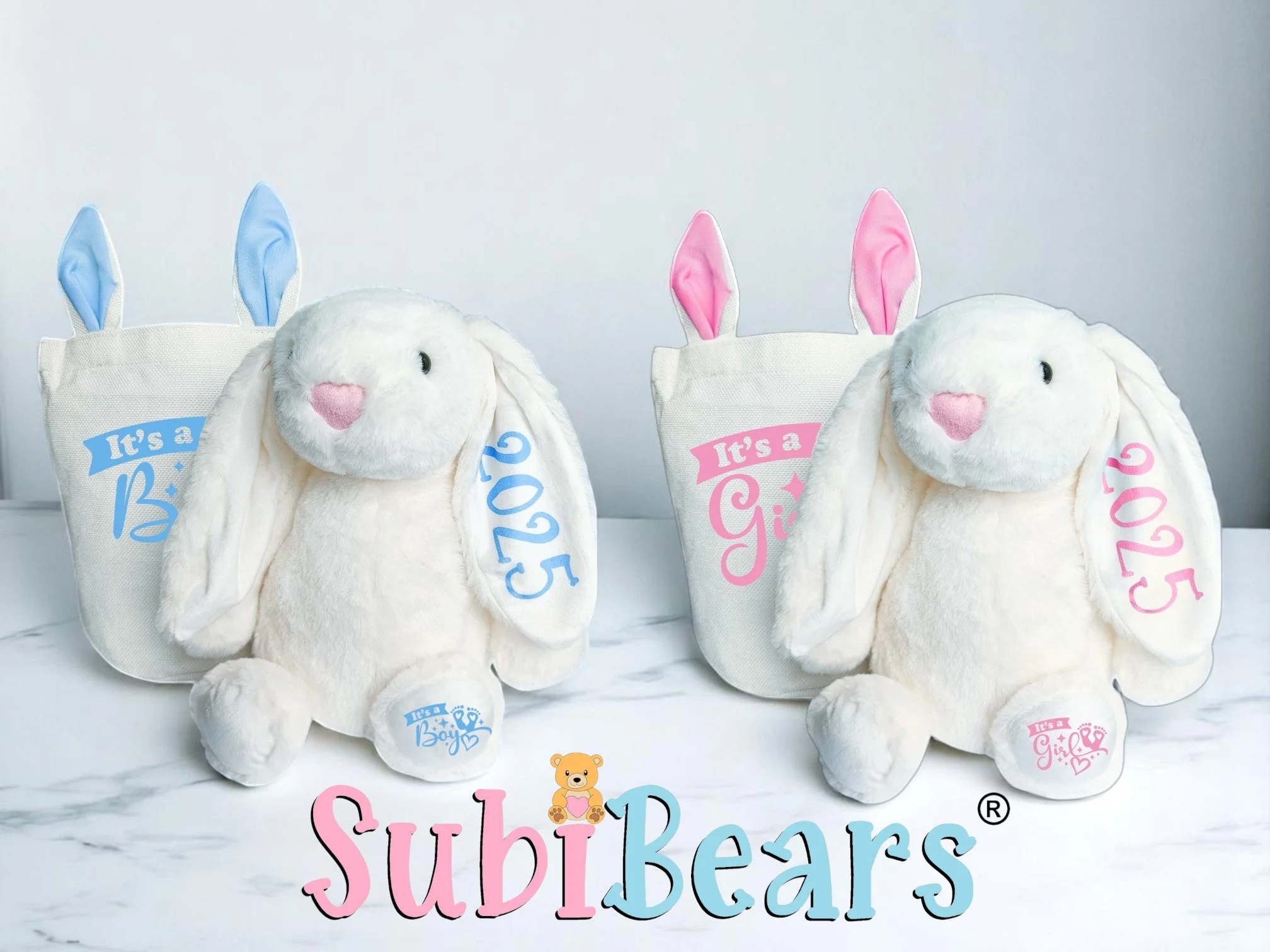 CLEARANCE - 50x Sublimation Easter bags with Ears - Image 3