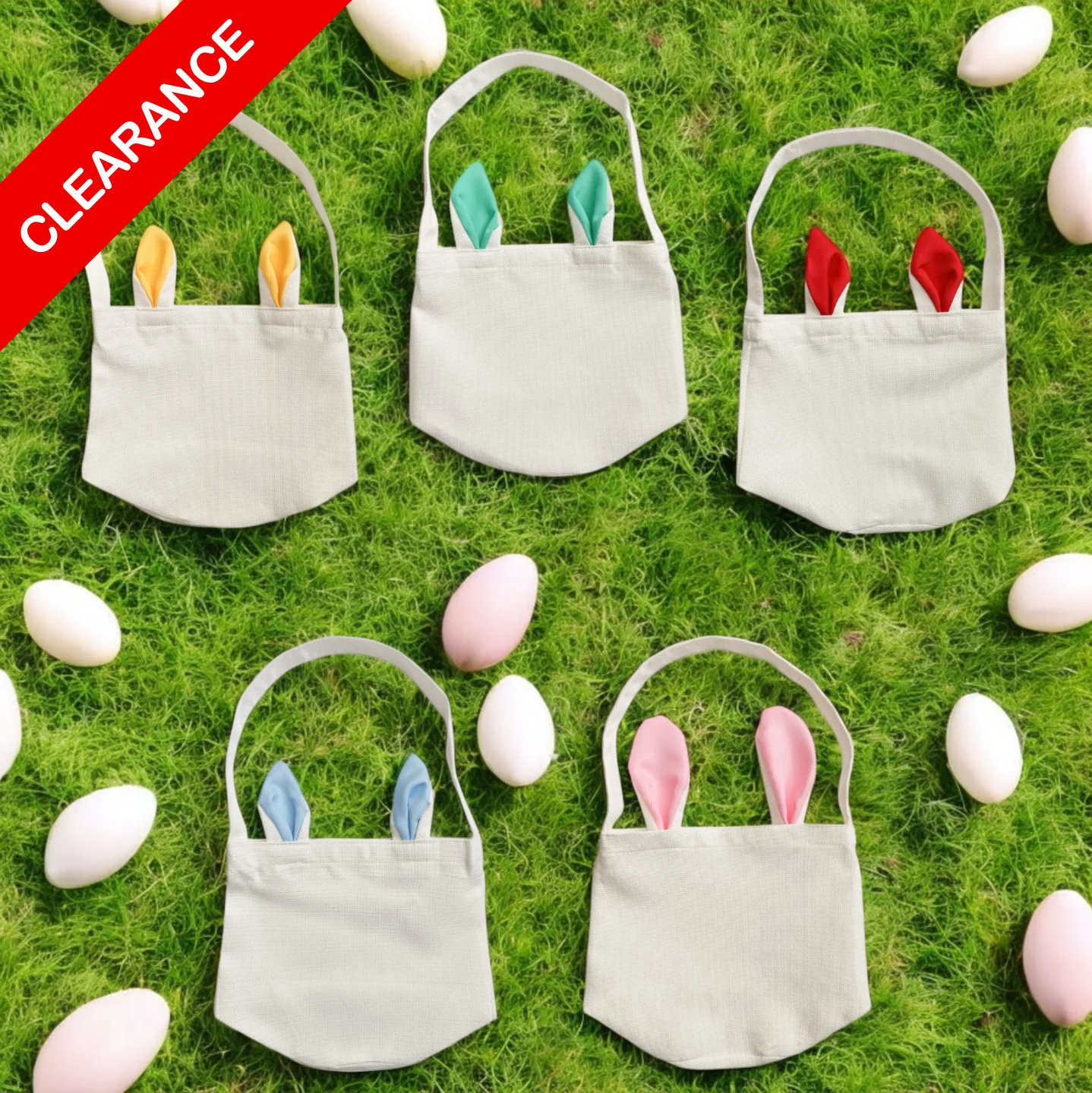 CLEARANCE - Sublimation Easter Bags with Ears - Image 2
