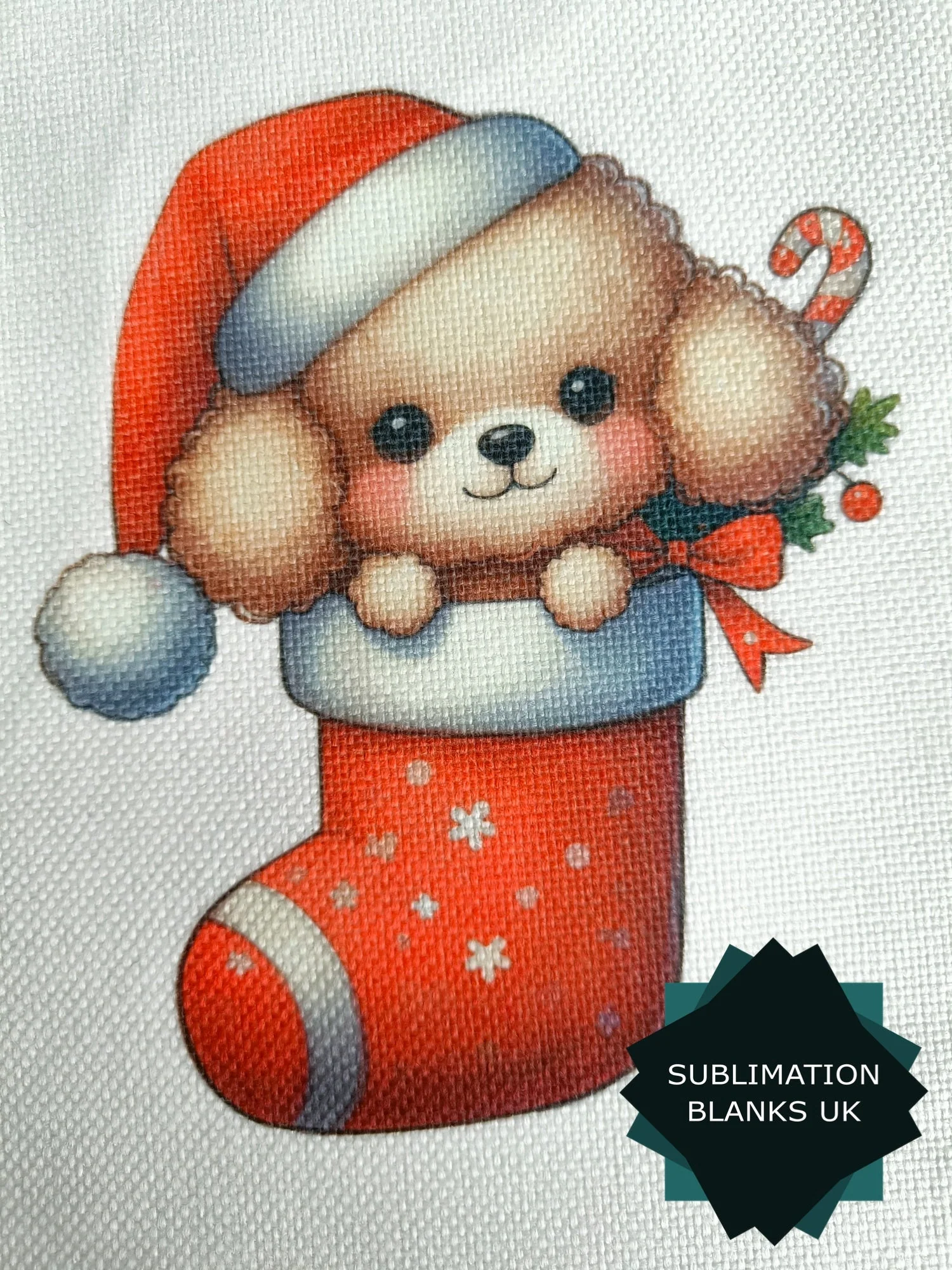 Linen Sublimation Stocking - Image 6