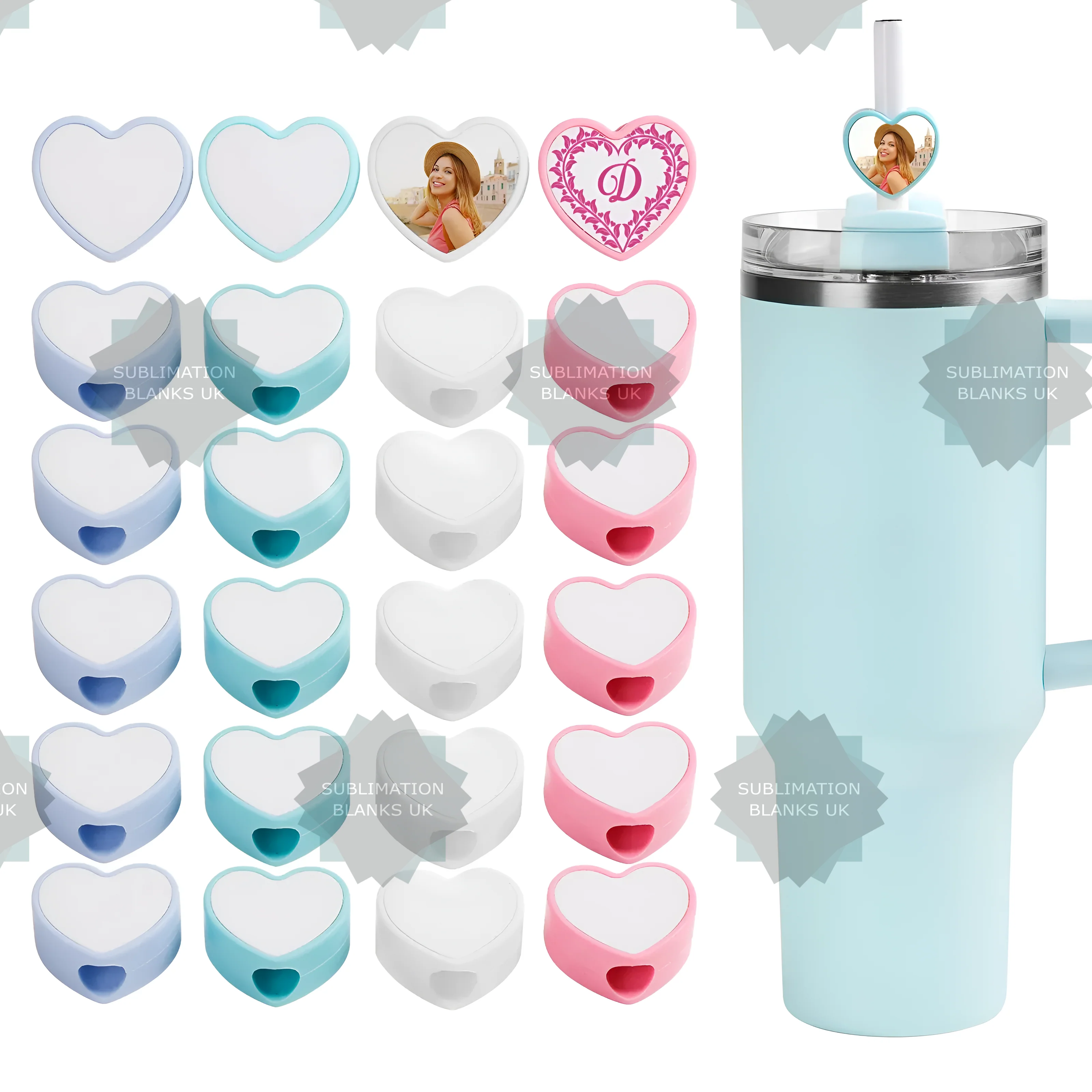 Pack of 10 Sublimation Straw toppers - Image 8