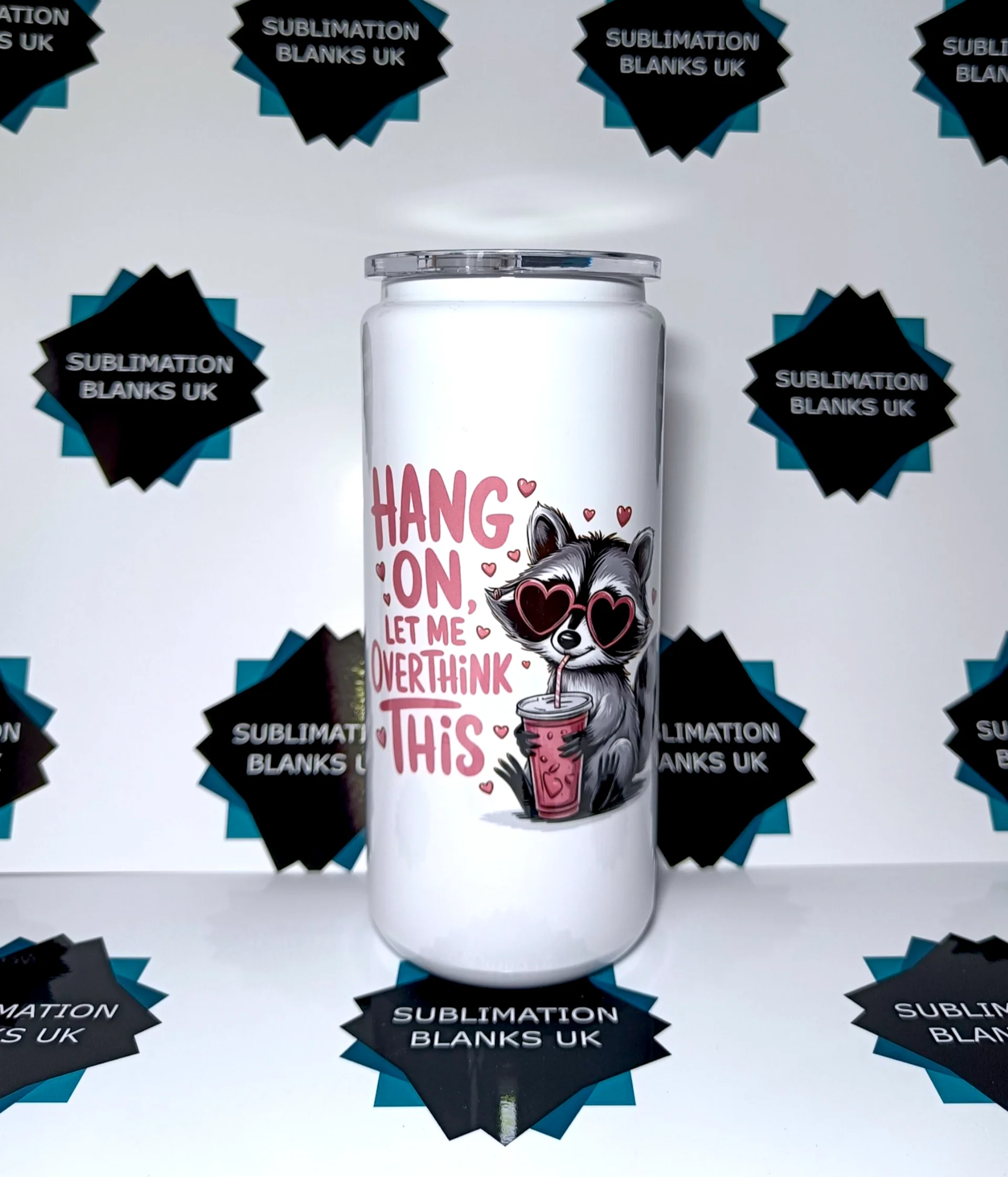 CLEARANCE Pack of 10 x 16oz stainless steel sublimation tall can - Image 4