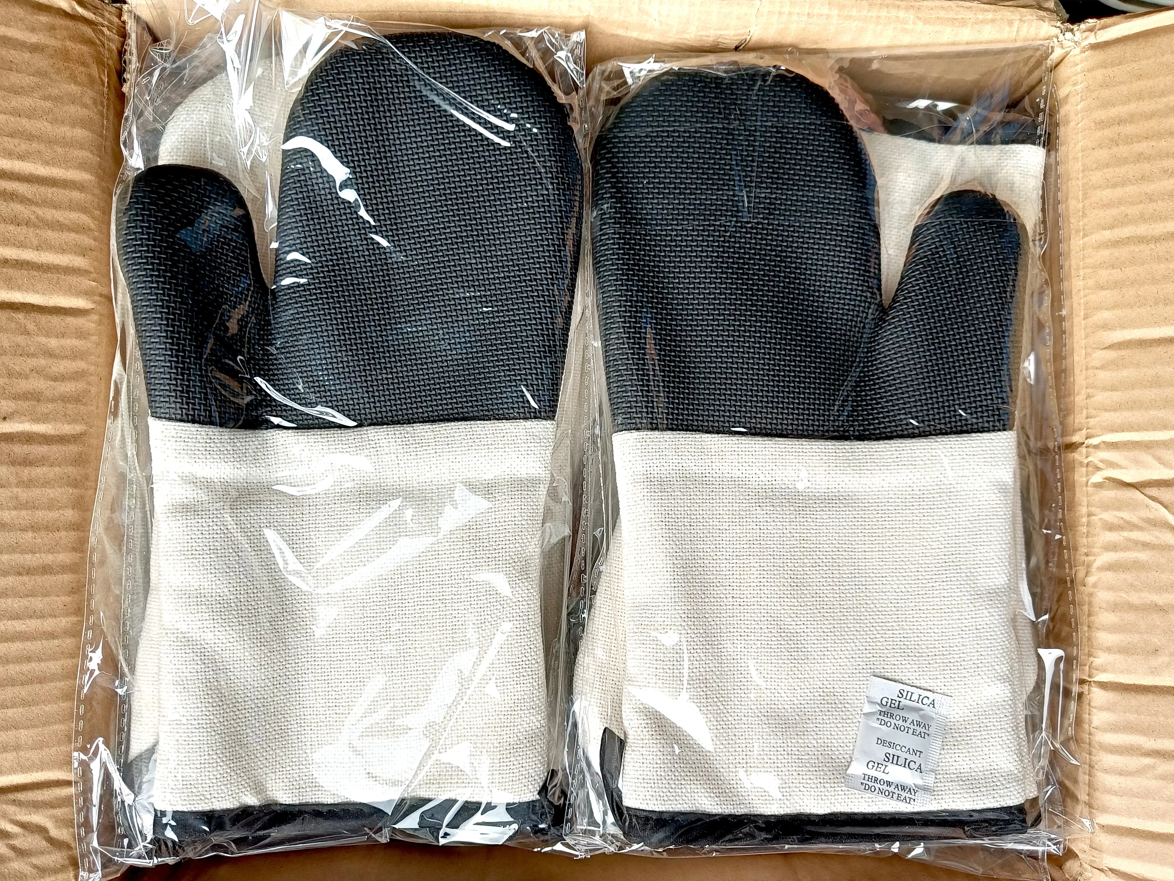 Sublimation Linen Oven Mitts with Silicon Patch (Pair) - Image 6