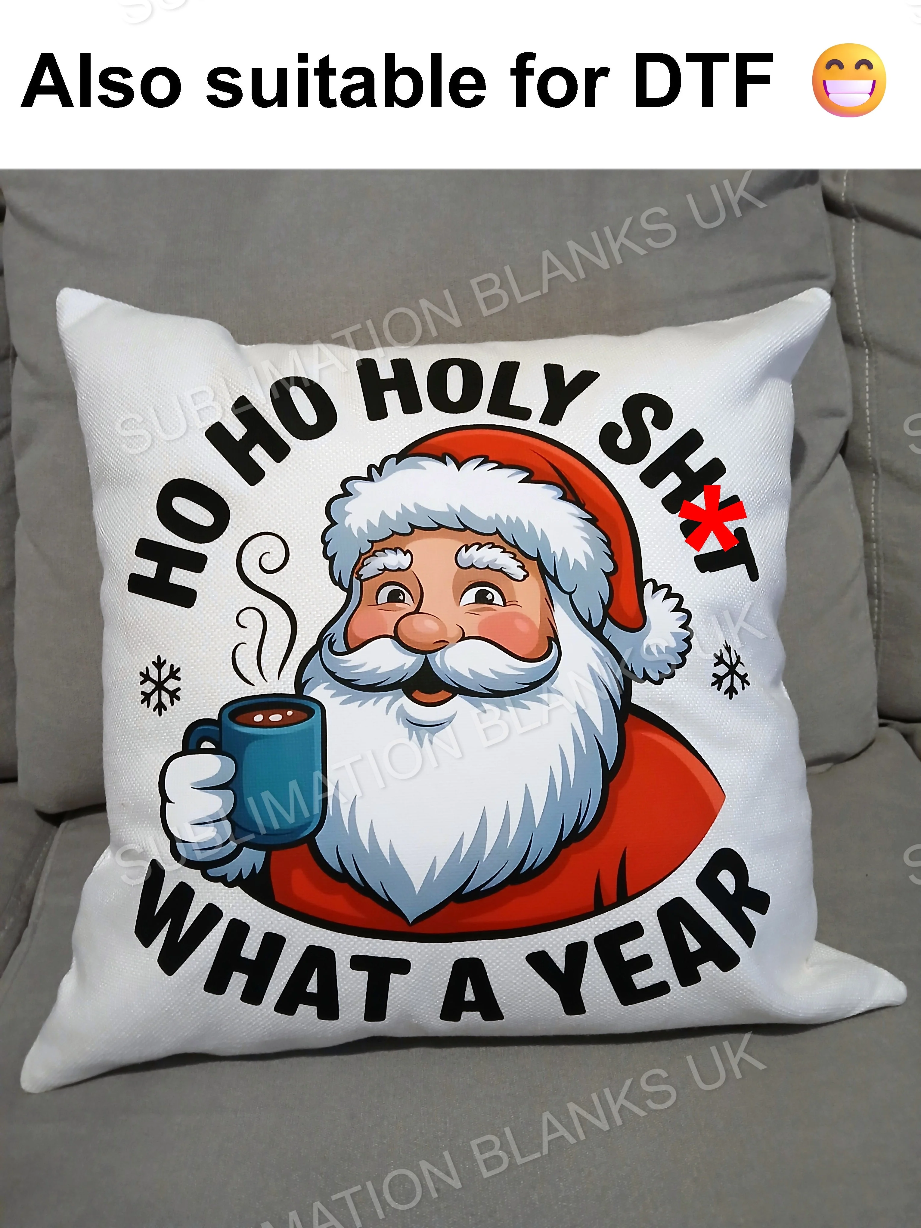 White Linen Sublimation Cushion Cover (Multi-pack) - Image 8