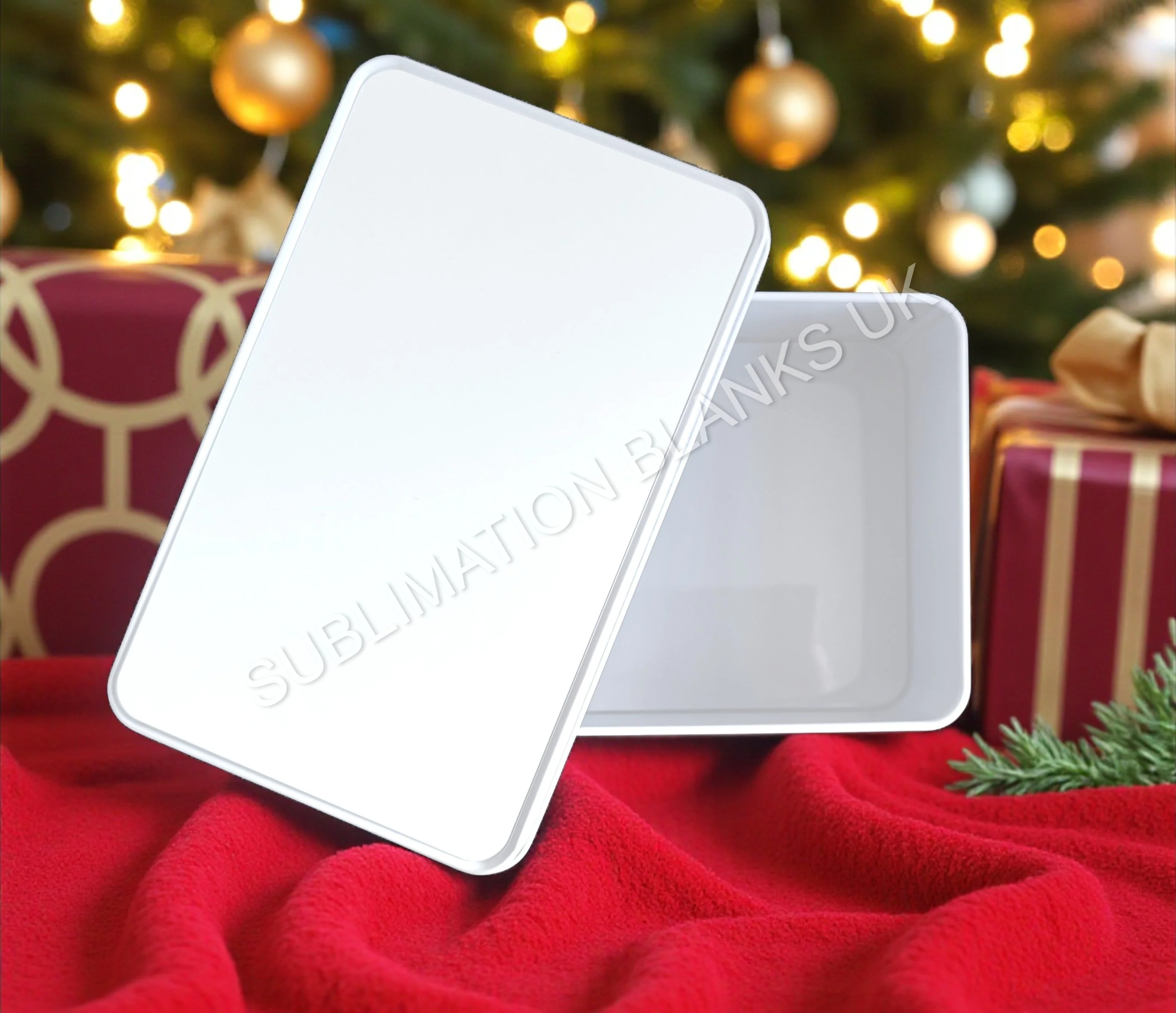 White Sublimation Metal Tin - Image 4